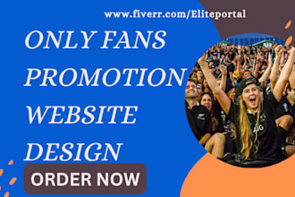 design onlyfans promotion portfolio social media online dating business website