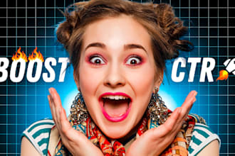 design eye catchy business thumbnails