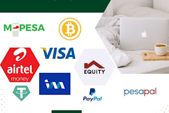 do payment testing for m pesa airtel bank and visa in kenya
