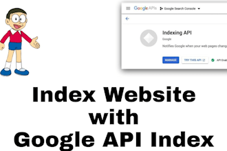 setup google API for faster indexing of your website posts