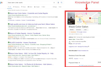 outreach create, edit, claim google knowledgepanel for individual or company