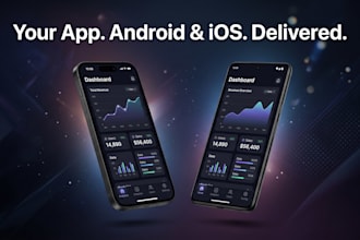 build flutter app for android ios with backend