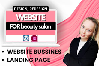 design professional website for beauty salon