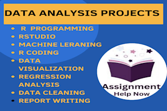 do your r programming ,r studio projects professionally