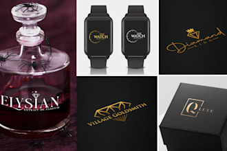 do luxury watch, perfume, fashion and jewelry logo design