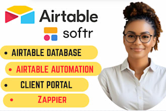 build optimized airtable bases and automate with block,zapier,airtable softr