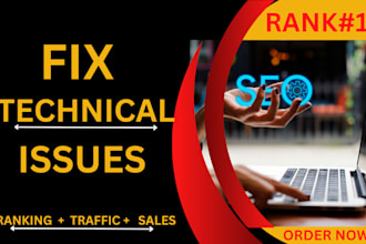 fix technical issues for wordpress weebly wix shopify sites