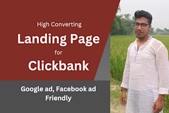 create high converting clickbank landing pages with persuasive copy