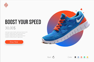 design highly profitable footwear shopify sneakers store shoe clothing website