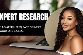 do research and summary on any subject