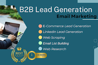 do b2b lead generation, data enrichment, email list building
