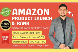 amazon product launch and rank on first page amazon ppc campaign ppc ads expert