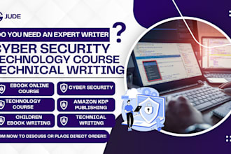 ghostwrite ebook course on cyber security, ai, tech, cloud computing ebookwriter