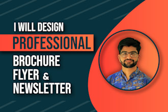 design professional brochure, flyers, newsletter