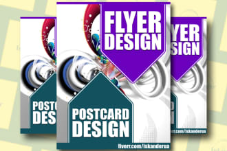 do flyer or postcard design