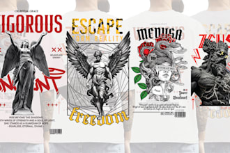 create amazing tshirt artworks