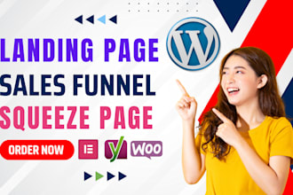 create high converting landing page, squeeze page, sales funnel