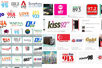 promote and play your song on 5 singapore radio stations