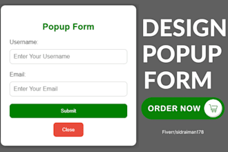 create popup for wordpress website