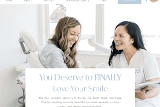 design high responsive showit website and redesign showit website raffle website