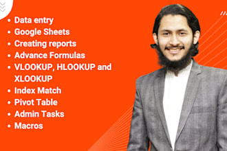 create custom excel reports, pivot tables, vlookup and index match