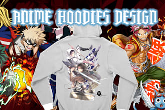 design custom anime t shirts, streetwear, and hoodies