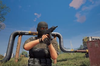 game design developer, fps shooting game, game mechanics, game reskin, game map