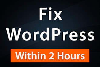 fix wordpress issues, errors, bugs, and provide expert wordpress help