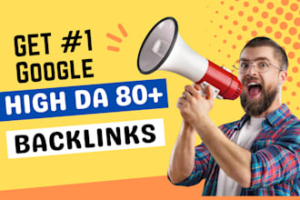 build high da backlinks to increase website domain authority and ranking