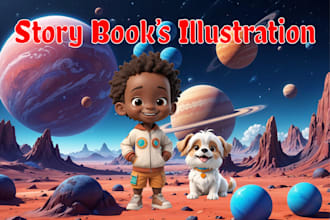 illustrate children story book illustration and children story book illustration