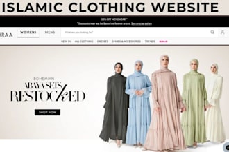 design islamic clothing website abaya store muslim wears muslim clothing store