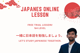 be your japanese tutor, online language lessons for n4