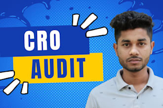 do cro audit ui ux audit website audit for increase conversion rate