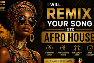 turn your song into an afro house remix