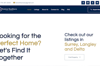 build a custom real estate website