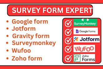 design google form jotform gravity form surveymonkey zoho form wufoo responsly