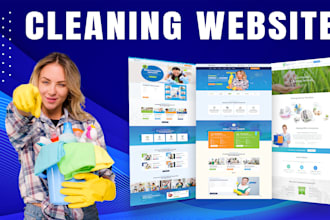 build cleaning company website and cleaning website