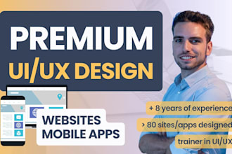 design UI UX prototypes for websites and mobile apps