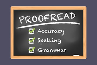 proofread, rewrite your file or document, article, blog and product description