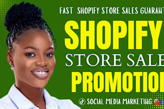 boost shopify website sales, website promotion, dropshipping store marketing