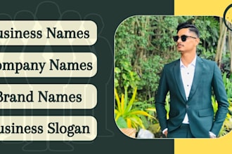 brainstorm unique brand and company names for your business