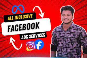 setup and manage your shopify  facebook ads and instagram ads