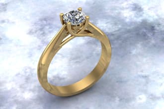 design a stunning 3d diamond pendant ready for printing