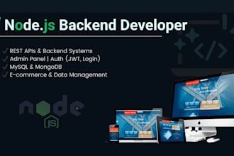 build scalable backend with nodejs express mysql mongodb
