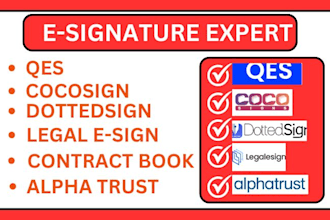 create qes cocosign dottedsign legal esign global sign contract book alpha trust
