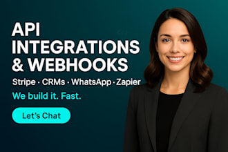develop or fix any API integration