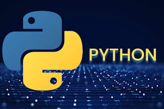 do any python programming task and design your algorithms