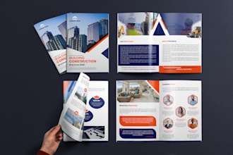 design corporate brochure, presentation, annual report