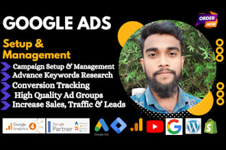 setup and manage google ads adwords ppc campaigns