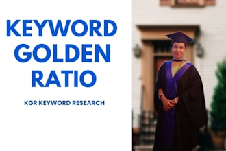 do keyword research and kgr for your website